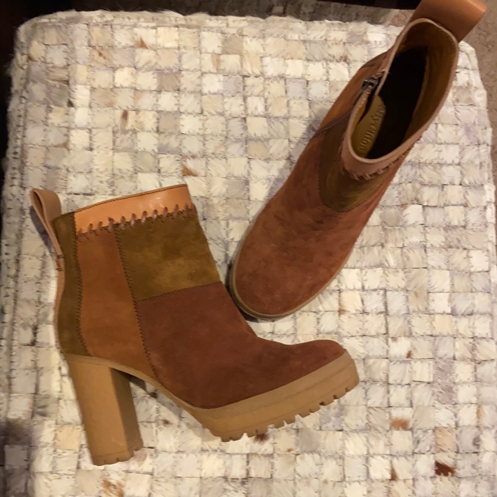 See by Chloe patchwork ankle boot